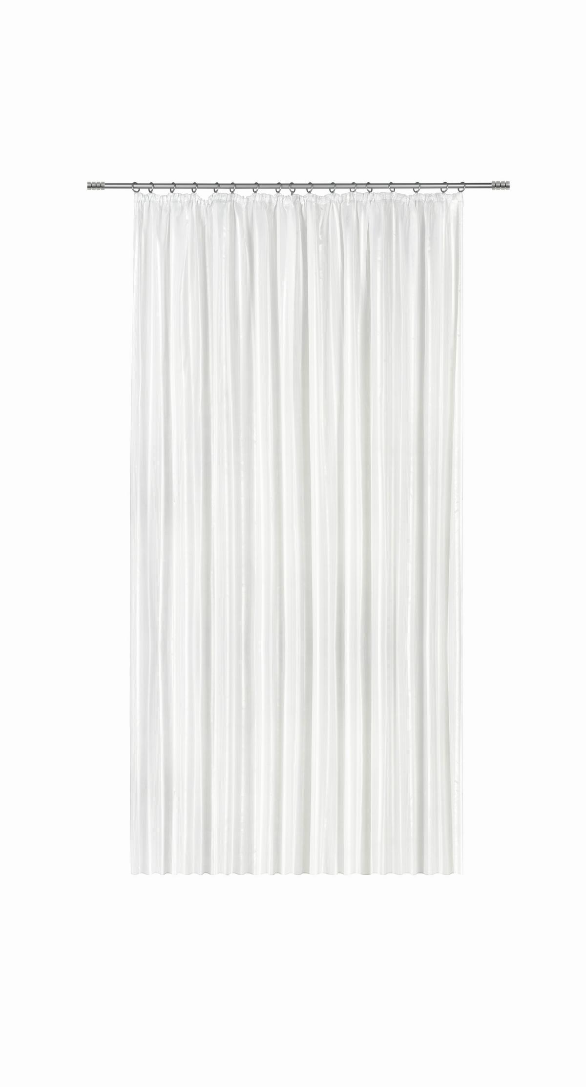 Hálós Függöny Kb. 450/145cm - fehér, Konventionell, textil (450/145cm) - Ondega