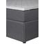 Boxbett Carrol 180x200 Im Trendigen Boxspringlook Grau - Blau/Schwarz, KONVENTIONELL, Holz/Textil (180/200cm)