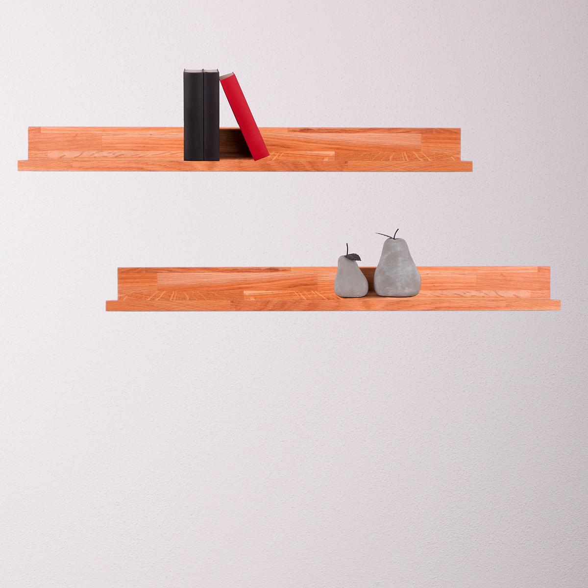 Wandboard Kalle B: 80 Cm Eiche Echtholz - Eichefarben, Basics, Holz (80/8/20cm)