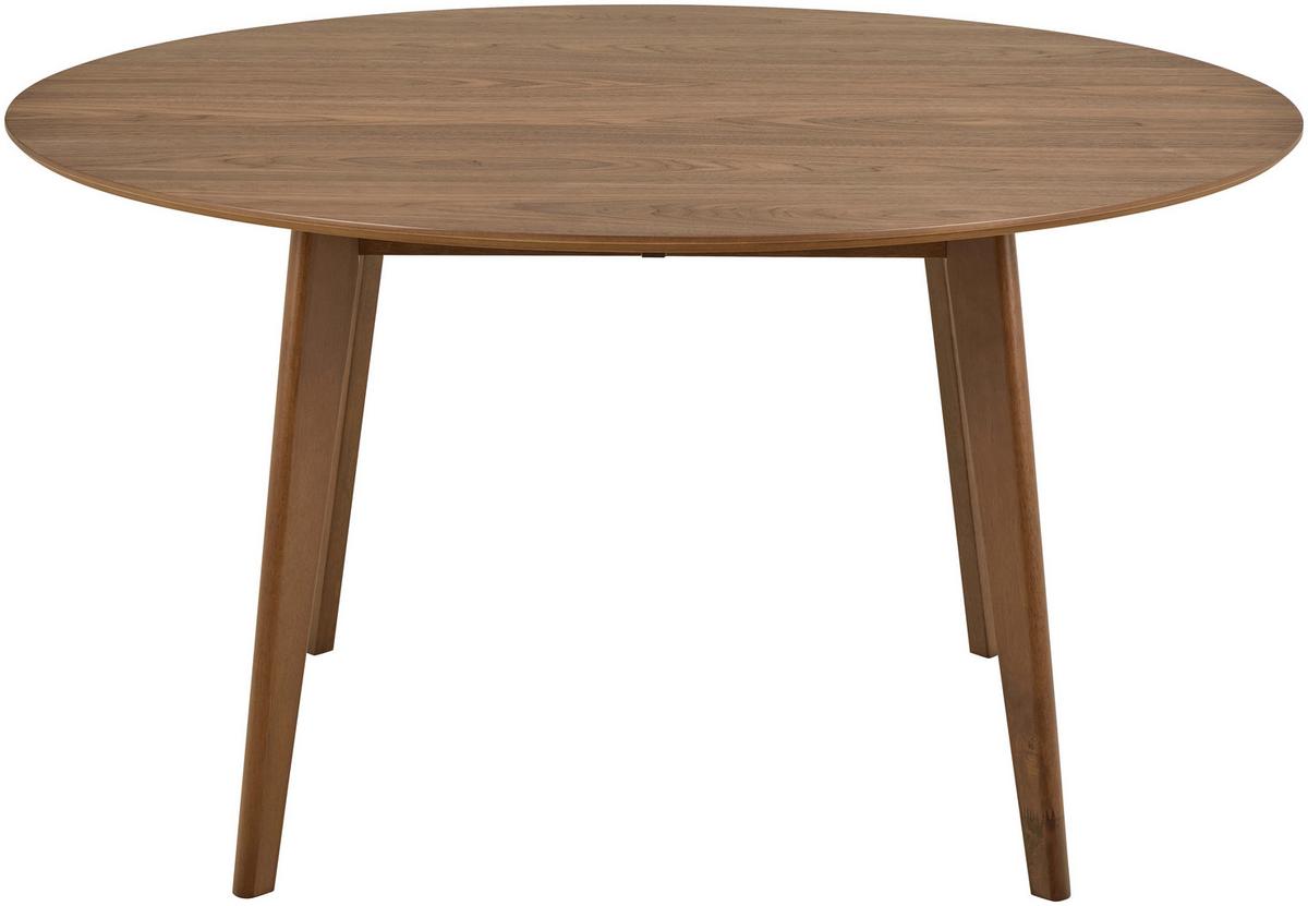 Jedálenský stôl ROXBY dyha farba orech 140 - farba vlašského orecha, Konventionell, drevo (140/140/76cm) - MID.YOU