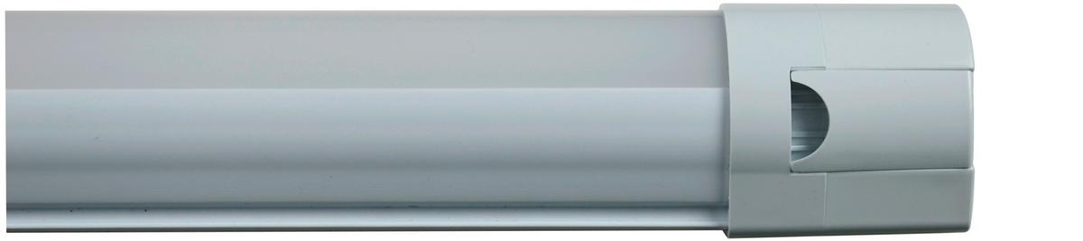 LED-Deckenleuchte L: 147 cm, für In- und Outdoor - Hellgrau, Basics, Kunststoff (147/6/6cm)