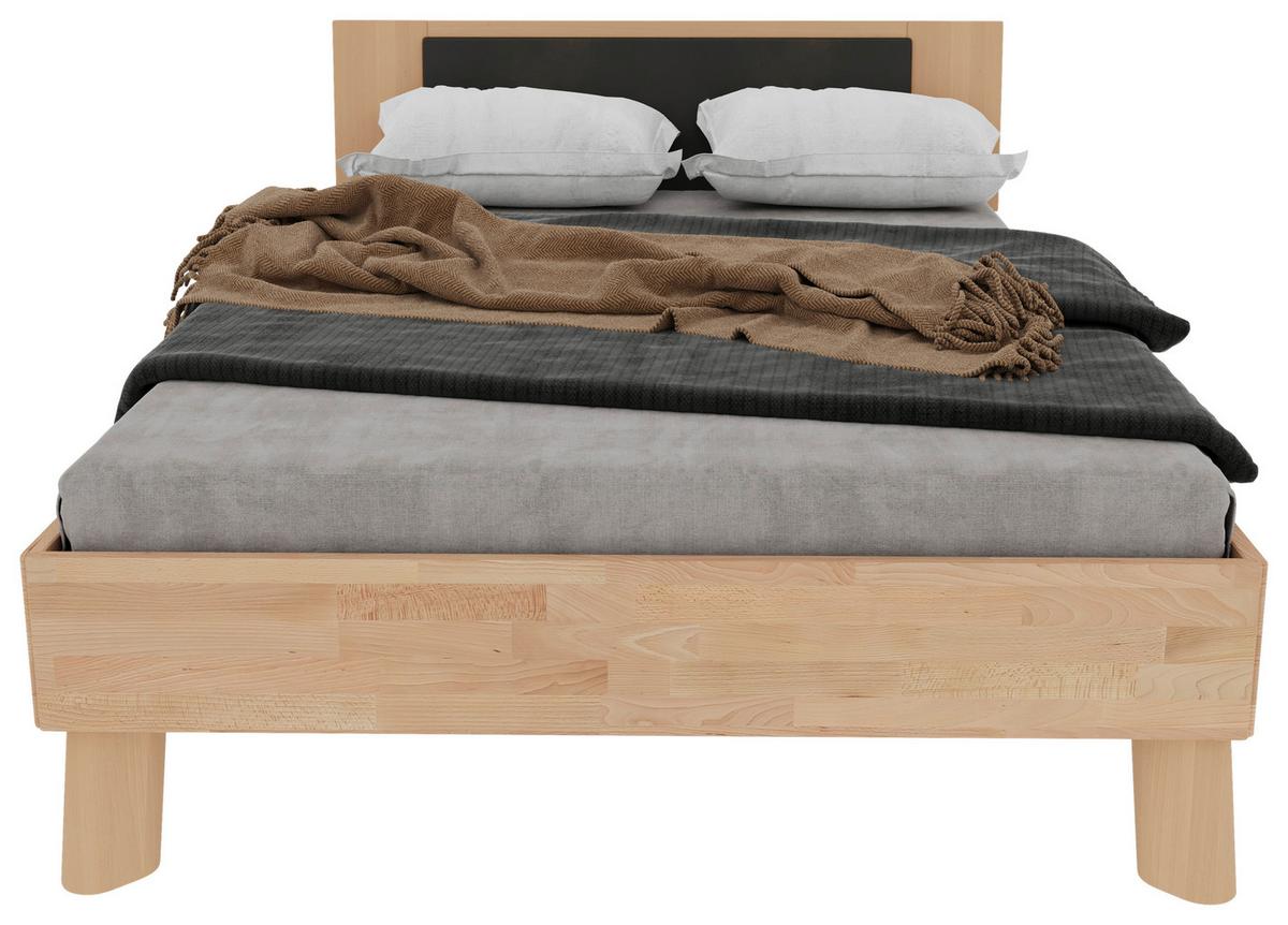 Bett Como Naturfarben /Kernbuche 140x200cm - Naturfarben/Kernbuche, MODERN, Holz (140/200cm) - MID.YOU