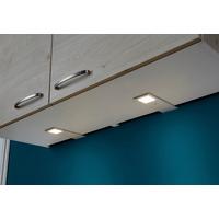 Unterbauleuchte 3x Led Kunststoff 24 V - Alufarben, MODERN, Kunststoff
