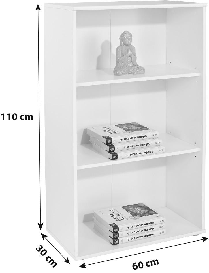 Regal Josef 5 B 60cm, Weiß