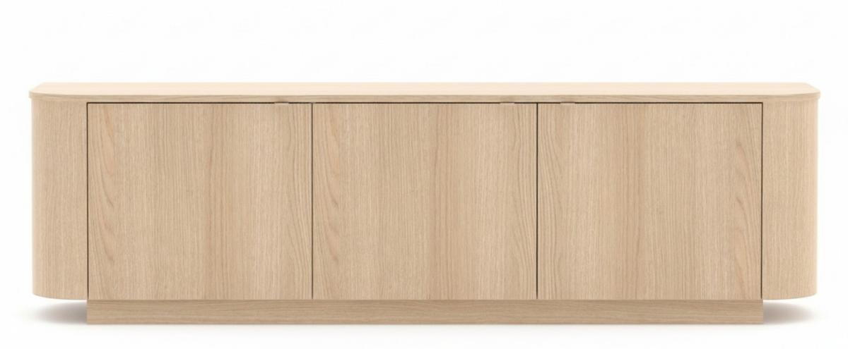 Lowboard Adriatico Eichefarben B: 181 cm - Eichefarben, Design, Holzwerkstoff (181/53/43cm) - MID.YOU