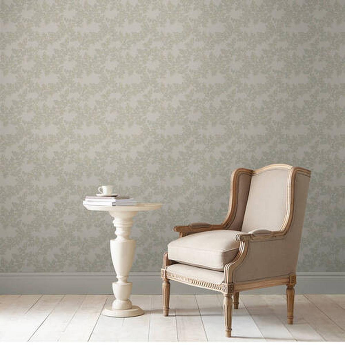 Vliestapete Burnham Dove - Grau, Basics, Papier/Kunststoff (52/1000cm)