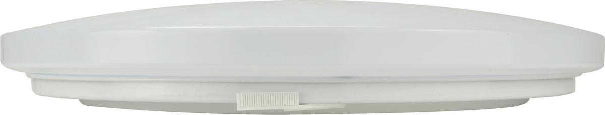 Led-deckenleuchte Ø 33 Cm, Mit Farbtemperaturwechsler - Weiß, Basics, Kunststoff/Metall (33/5,7cm)