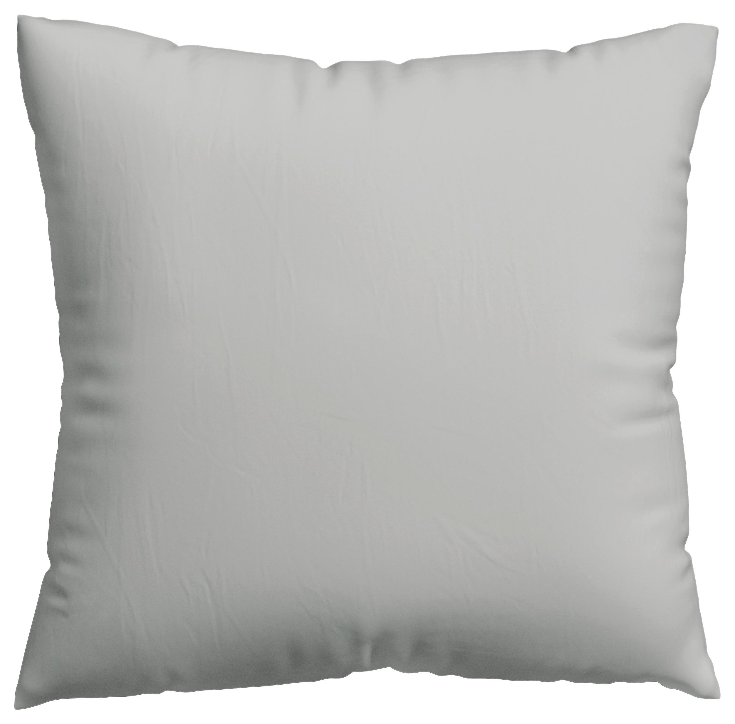 Kissenhülle Knitted Jersey - Hellgrau, Basics, Textil (40/40cm) - Schlafgut