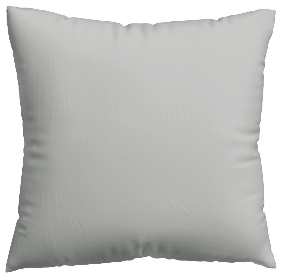 Kissenhülle Knitted Jersey - Hellgrau, Basics, Textil (40/40cm) - Schlafgut