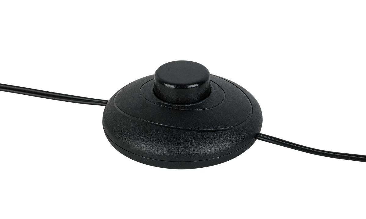 Led-stehleuchte Kui - Champagner/Schwarz, MODERN, Kunststoff/Metall (26/150,5cm)