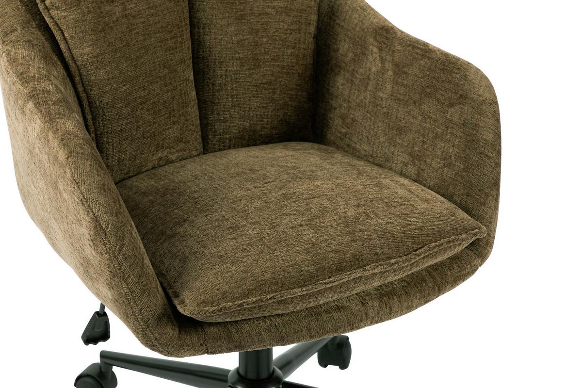 Drehstuhl Siena Grün B: 58 cm - Schwarz/Grün, MODERN, Kunststoff/Textil (58/85-93/58cm) - MID.YOU