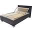 Polsterbett Como 120x200 Anthrazit - Chromfarben/Anthrazit, Holz/Textil (214/142/97cm) Polsterbett Como 120x200 Anthrazit - Chromfarben/Anthrazit, Holz/Textil (214/142/97cm)