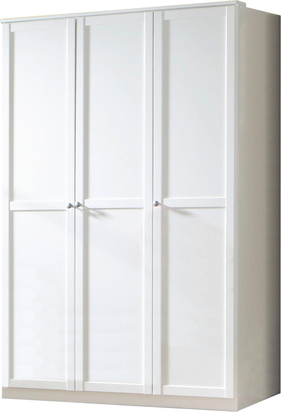 Drehtürenschrank 135cm Filou, Weiß - Weiß, LIFESTYLE, Holzwerkstoff (135/199/58cm) - MID.YOU