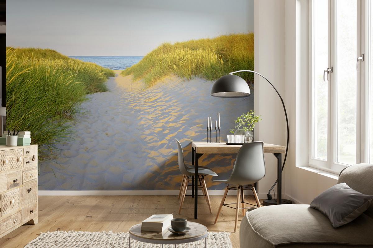 Fototapete Sandy Path - Natur, Papier (368/254cm)