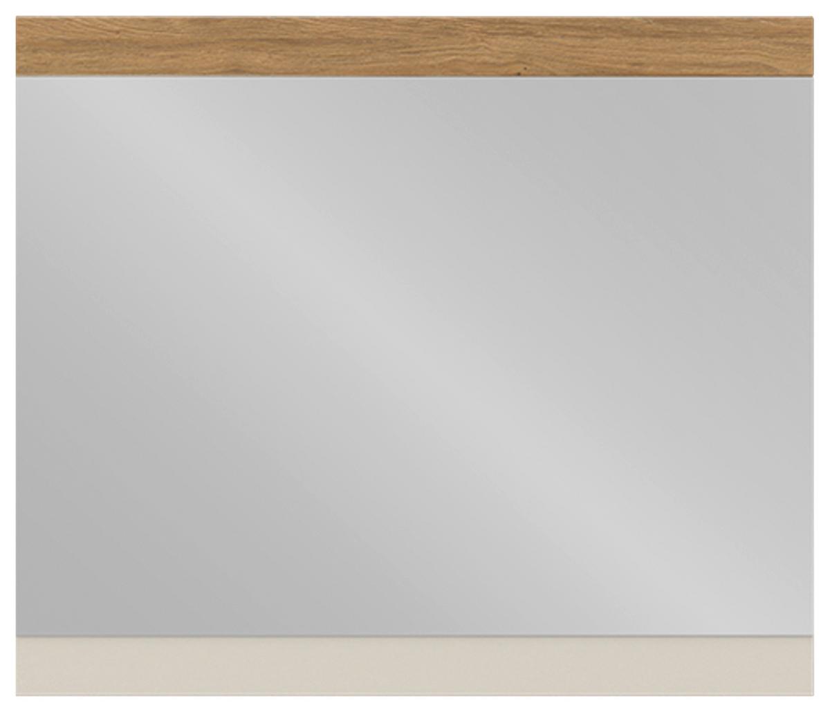 Spiegel Naxxar Eichefarben/kaschmir 59,2 Cm - Kaschmir/Eichefarben, Trend, Glas/Holzwerkstoff (94,2/80/2cm)