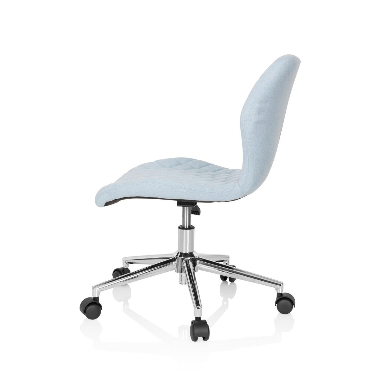 Jugenddrehstuhl Joy Ii Hellblau - Hellblau, Basics, Kunststoff/Textil (47/73-83/43cm) - MID.YOU