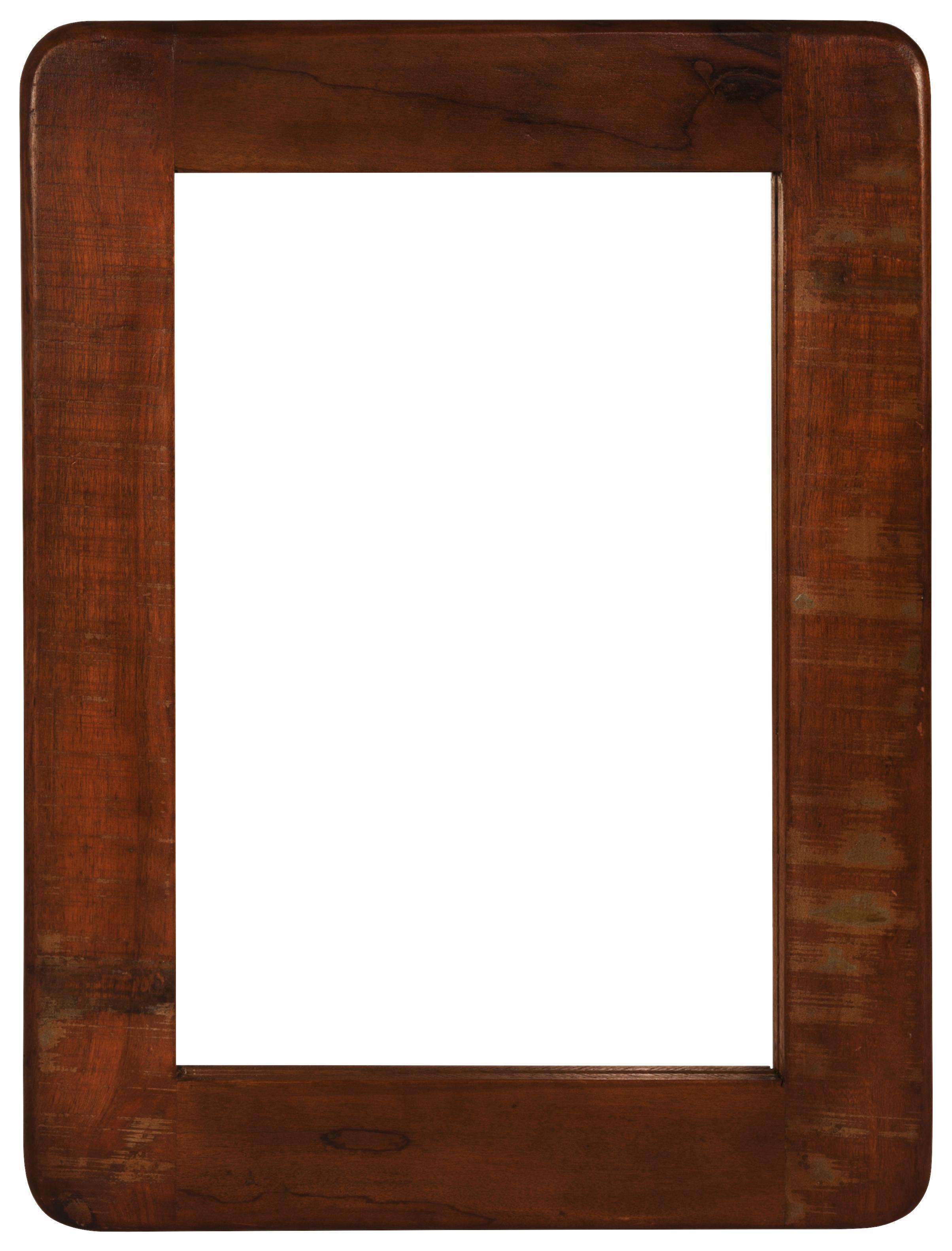 Spiegel Lissabon B: 60 cm Altholz - Multicolor/Braun, Basics, Glas/Holz (60/80/3cm)