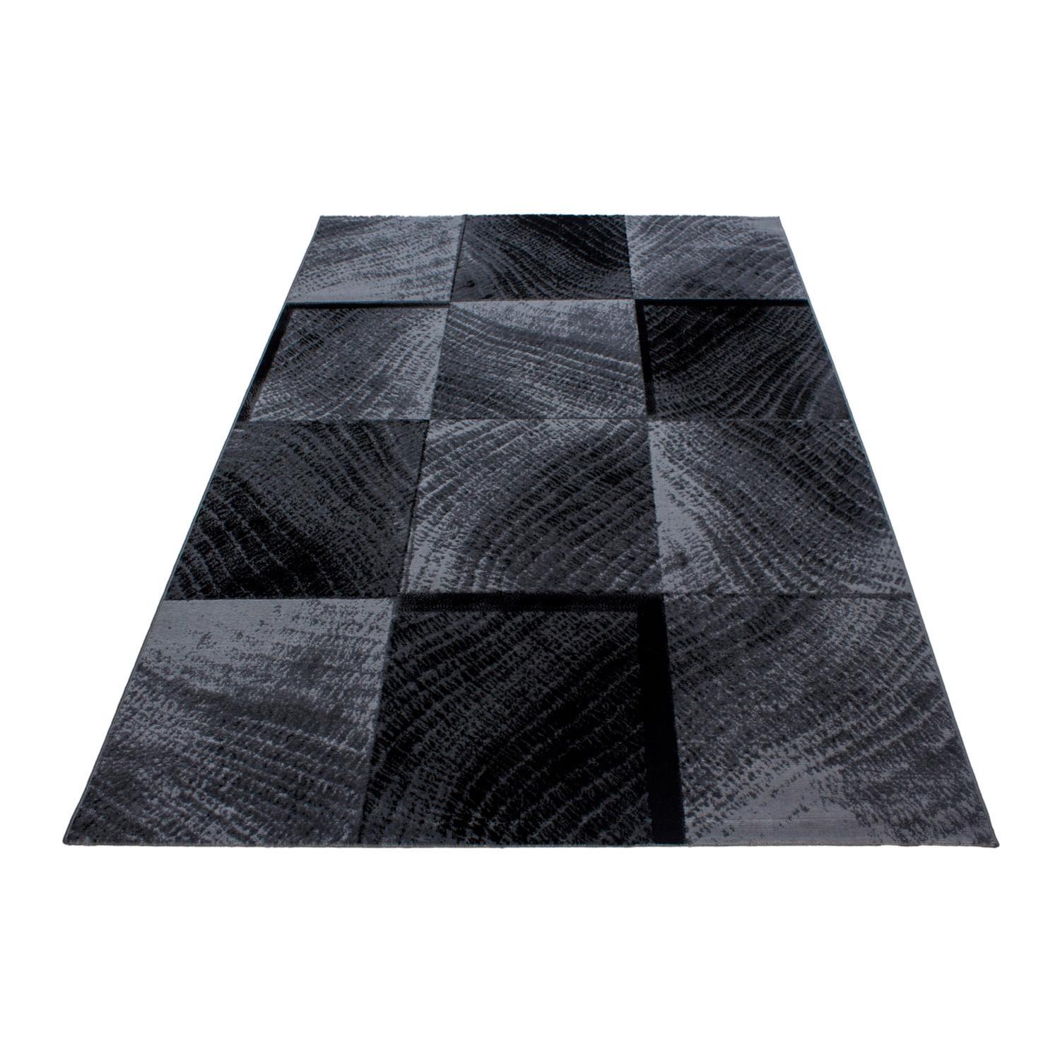 Webteppich Schwarz Naturfaser Plus 120x170cm - Schwarz, Design, Textil (120/170cm)