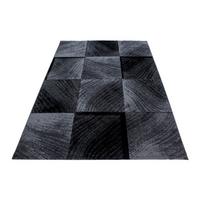 Webteppich Schwarz Naturfaser Plus 200x290 cm - Schwarz, Design, Textil (200/290cm)