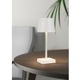 LED-Tischleuchte Celina - Weiß, MODERN, Kunststoff/Metall (10,5/26cm) - Luca Bessoni