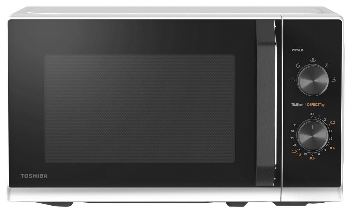 Mikrowelle Toshiba Schwarz / Weiß 800 W M. Kindersicherung - Basics (44/25,8/34,2cm) - Toshiba