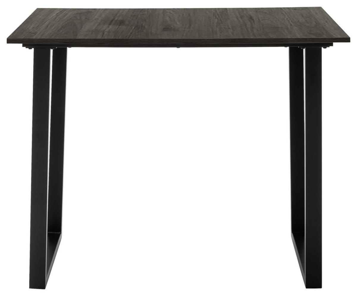Esstisch La Serena 120x70 Cm Nachteiche Dekor/schwarz - Eichefarben/Schwarz, MODERN, Holzwerkstoff/Metall (120/95/70cm) - MID.YOU