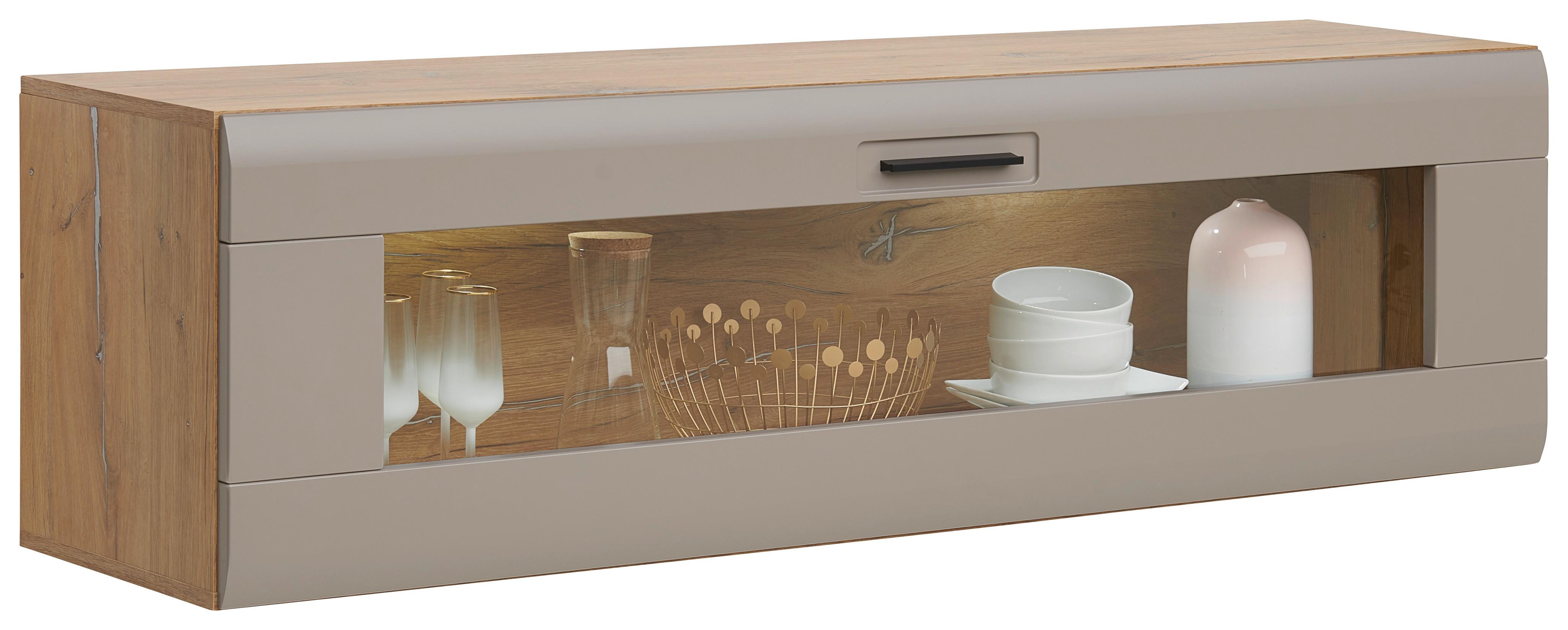 Hängeschrank Auris - MODERN, Glas/Holzwerkstoff (150/43/37,1cm) - Luca Bessoni