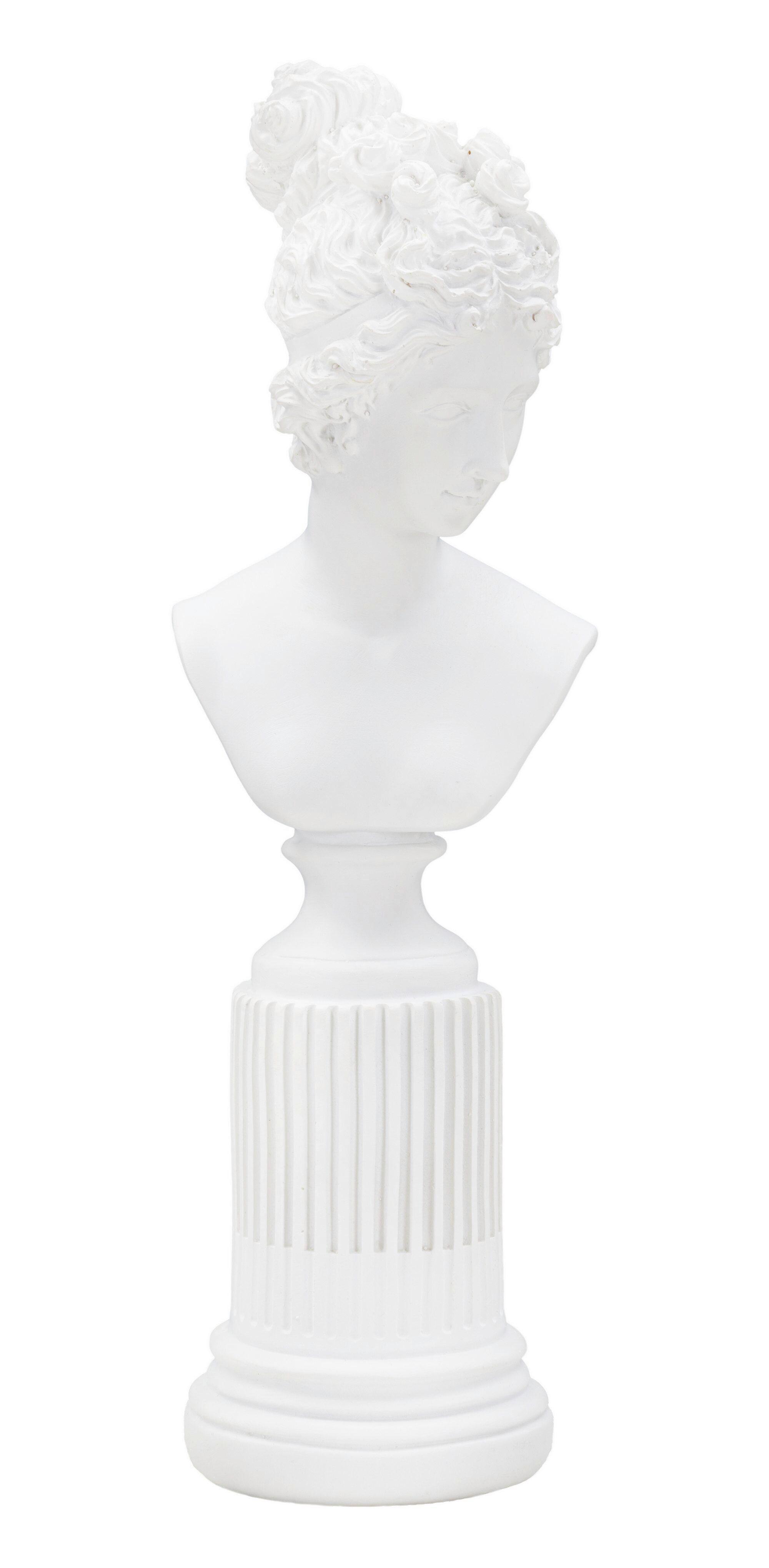 Skulptur Woman Weiss, B: 11 cm - Weiß, Basics, Kunststoff (11/35.5/10.5cm)