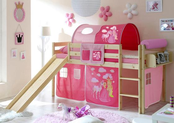 Spielbett Pink Spielbett Manuel 90x200