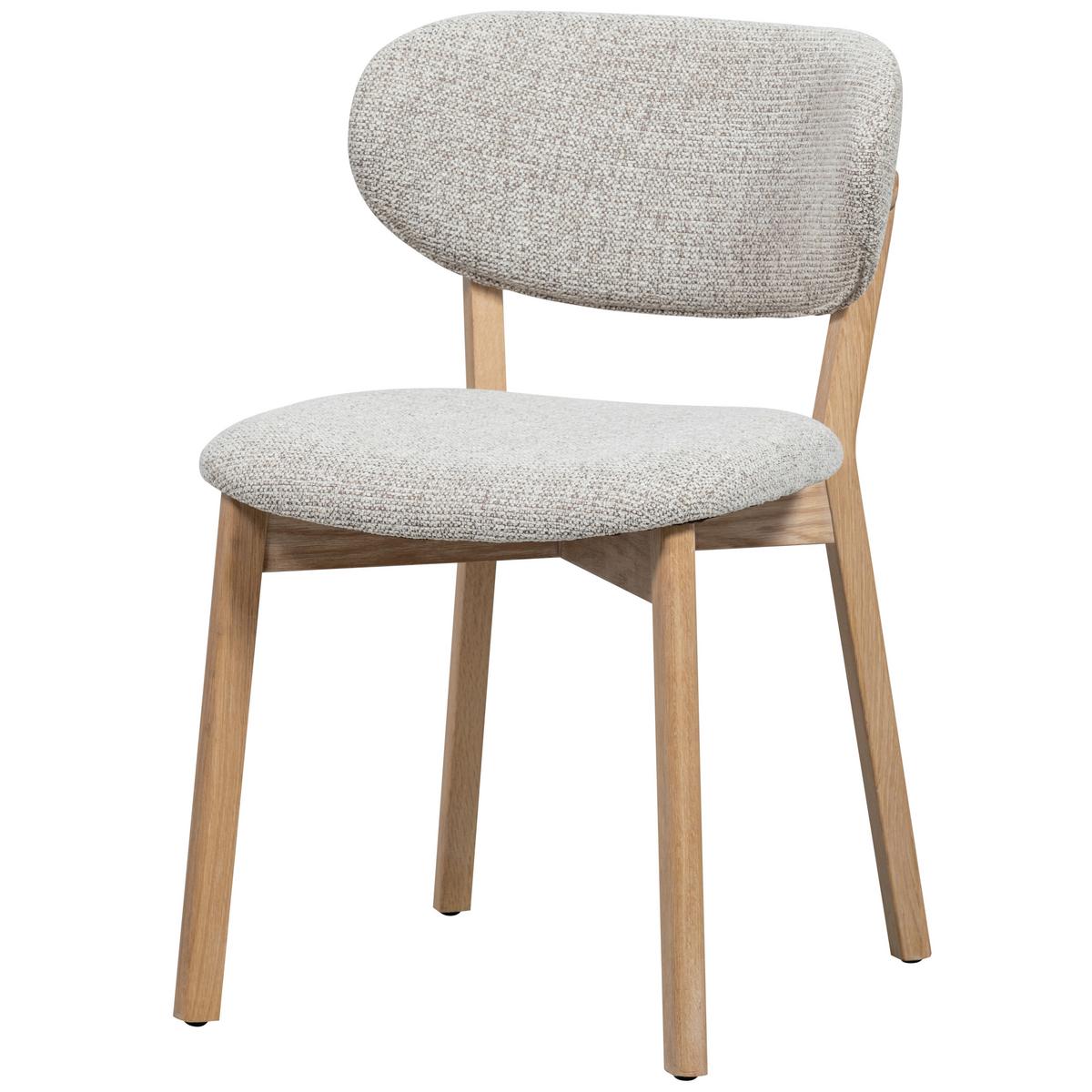 Stuhl-Set Udar Naturfarben B: 51cm - Naturfarben, MODERN, Holz/Textil (51/82/60cm) - Livetastic