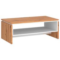 Couchtisch Foggia Eiche Artisan B: 106,9 Cm - Weiß/Eiche Artisan, Trend, Holzwerkstoff (106,9/42,8/70cm)
