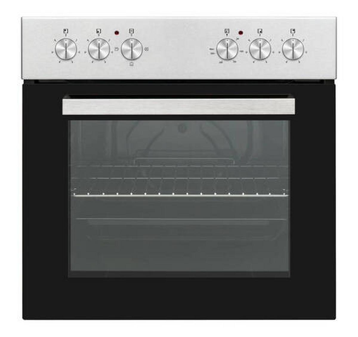 Küchenzeile Wito mit Geräten 220 cm Grau/Weiß Modern - Hellgrau/Weiß, MODERN, Glas/Holzwerkstoff (220cm) - FlexWell
