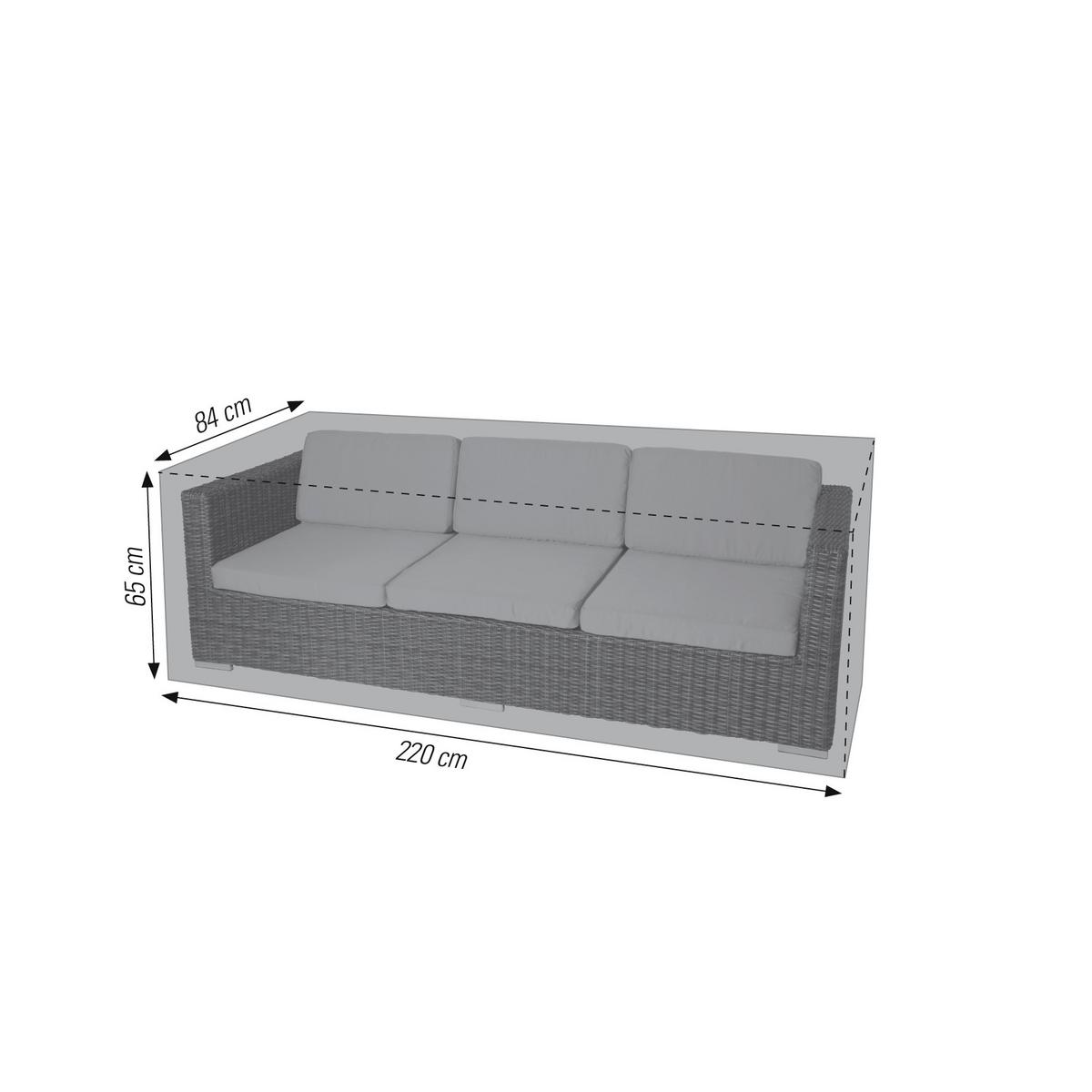 Schutzhülle für Loungeliegen 220x84x65 cm Anthrazit - Anthrazit, Basics, Textil (220/84/65cm)