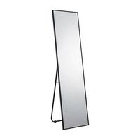 Standspiegel Schwarz B: 40 cm - Schwarz, Design, Glas/Metall (40/150/2cm) - Livetastic