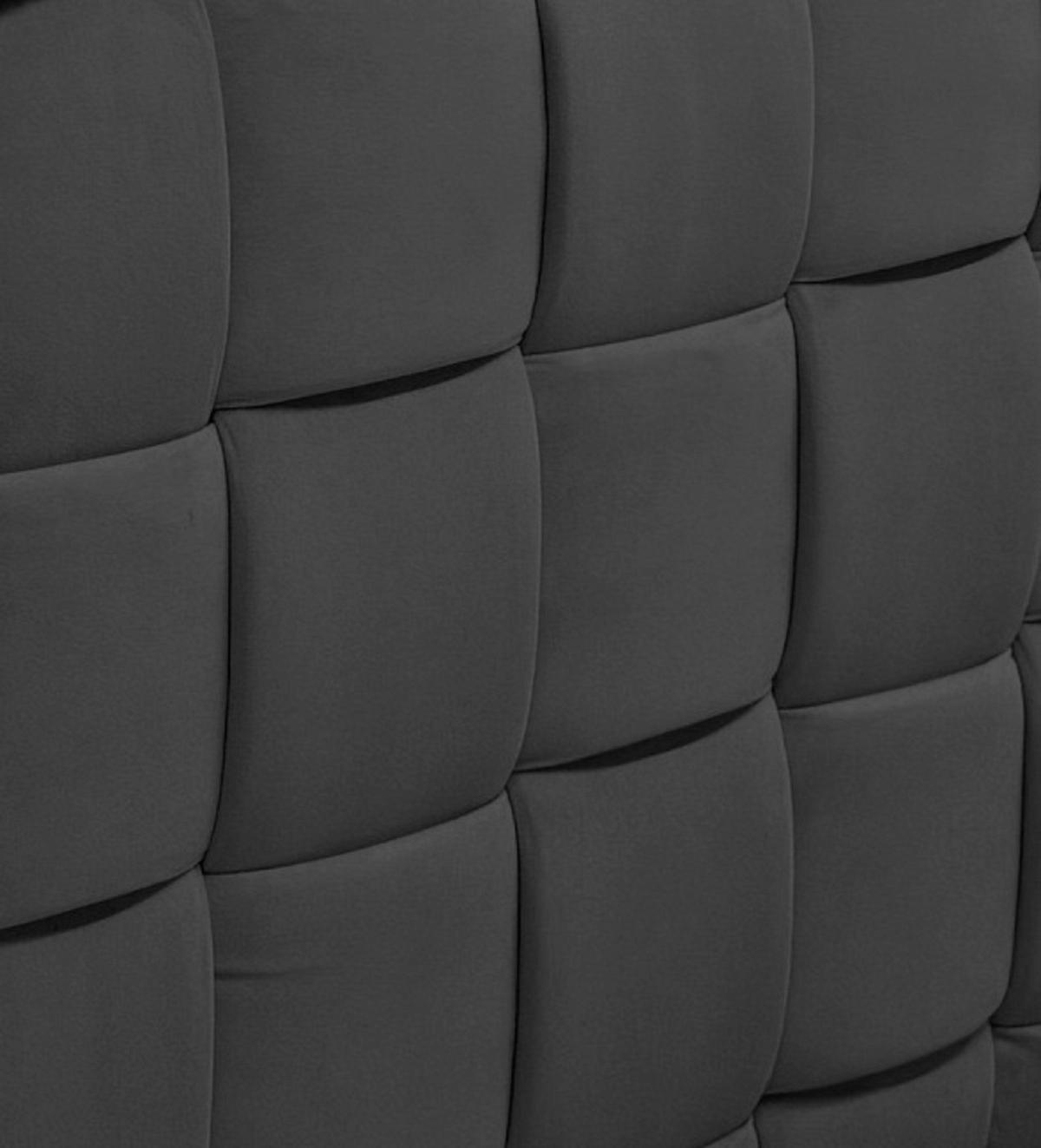 Boxspringbett Grenada Schwarz Lf: 180x200 cm - Schwarz, MODERN, Textil (180/200cm) - Livetastic