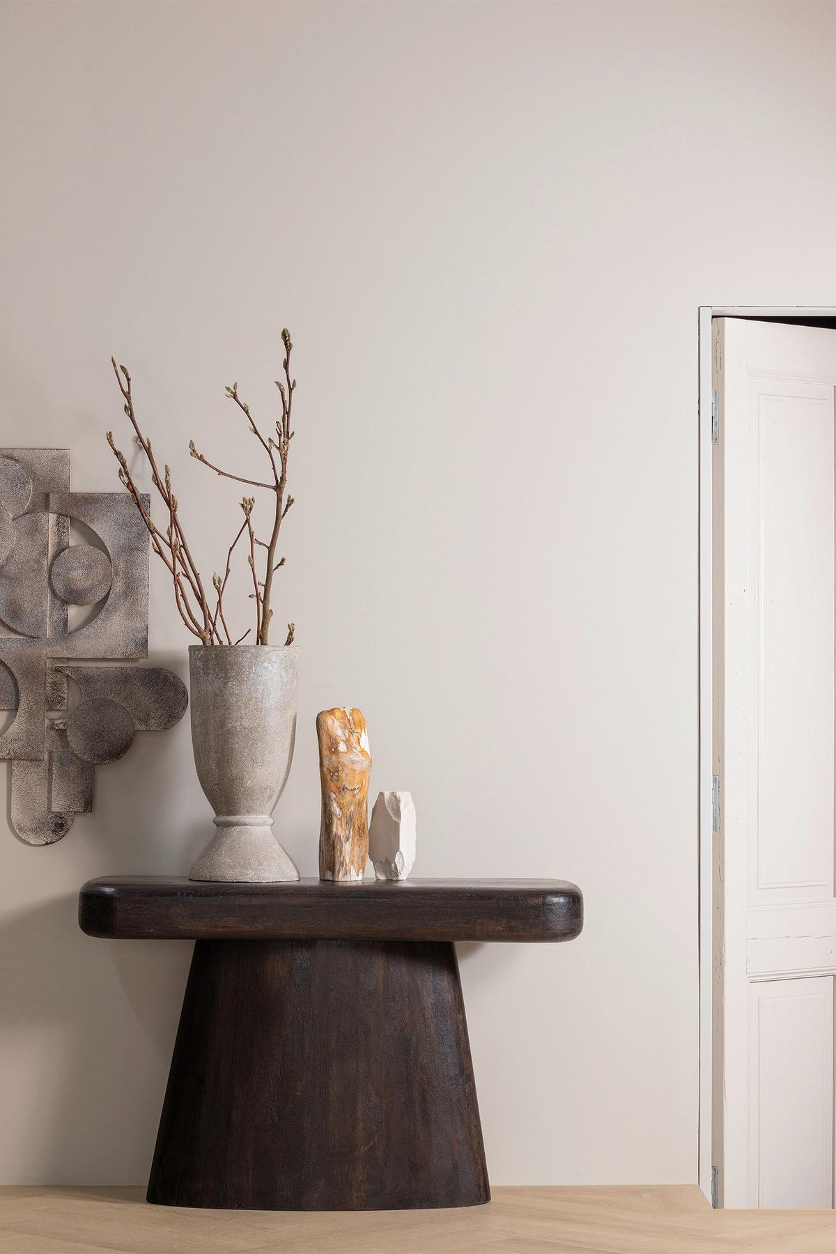 Beistelltisch Amco Schwarz B: 120 cm - Schwarz, Design, Holz (120/40/76cm) - Livetastic