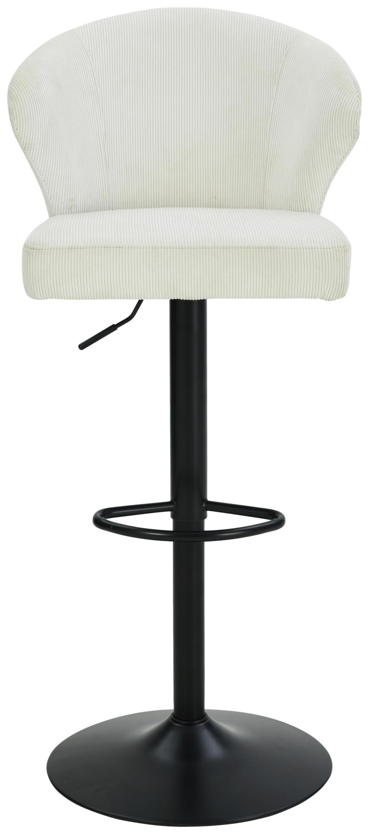 BAROVÁ ŽIDLE JANA CORD - černá/béžová, Moderní, kov/dřevo (54/110,5/93,5/56cm) - Based