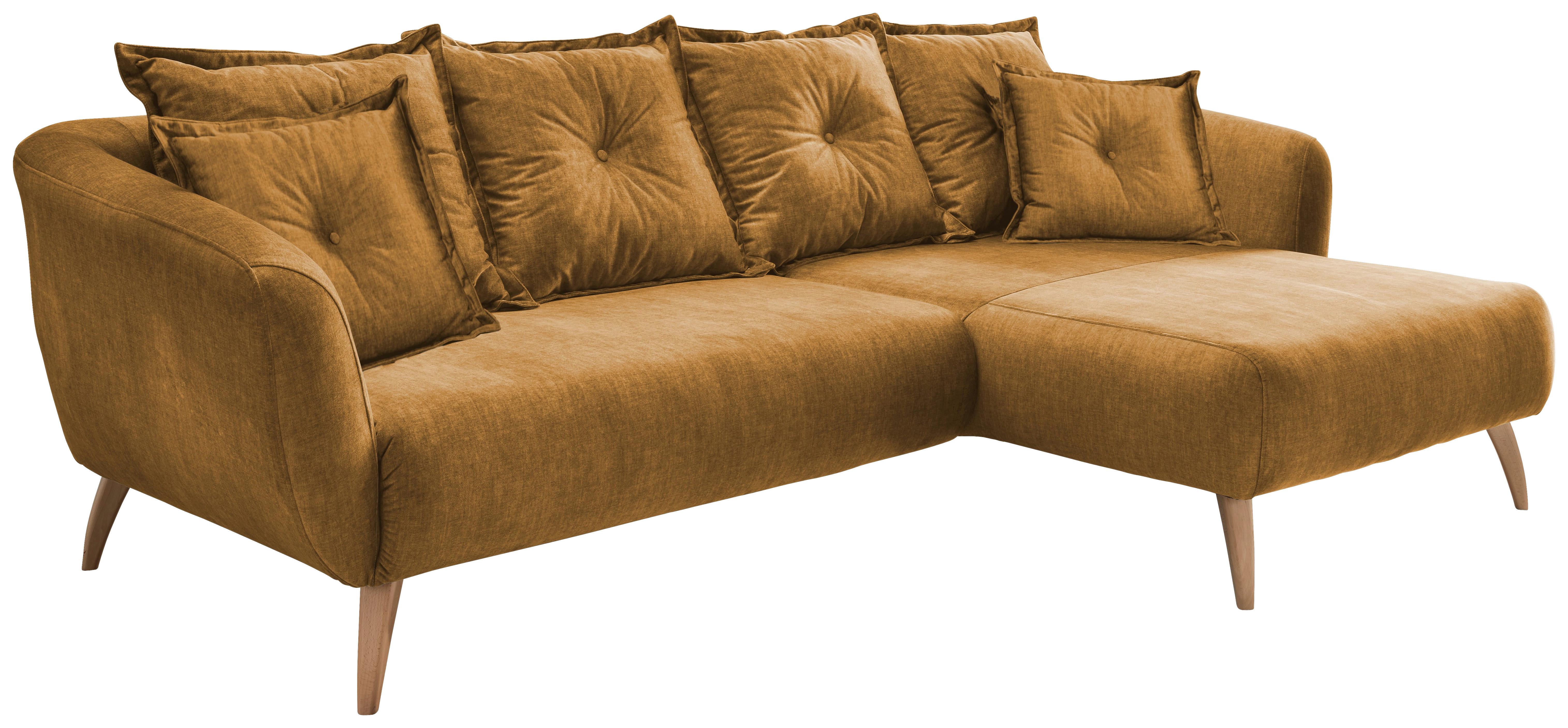 Ecksofa Baggio Gelb S: 277/162 cm