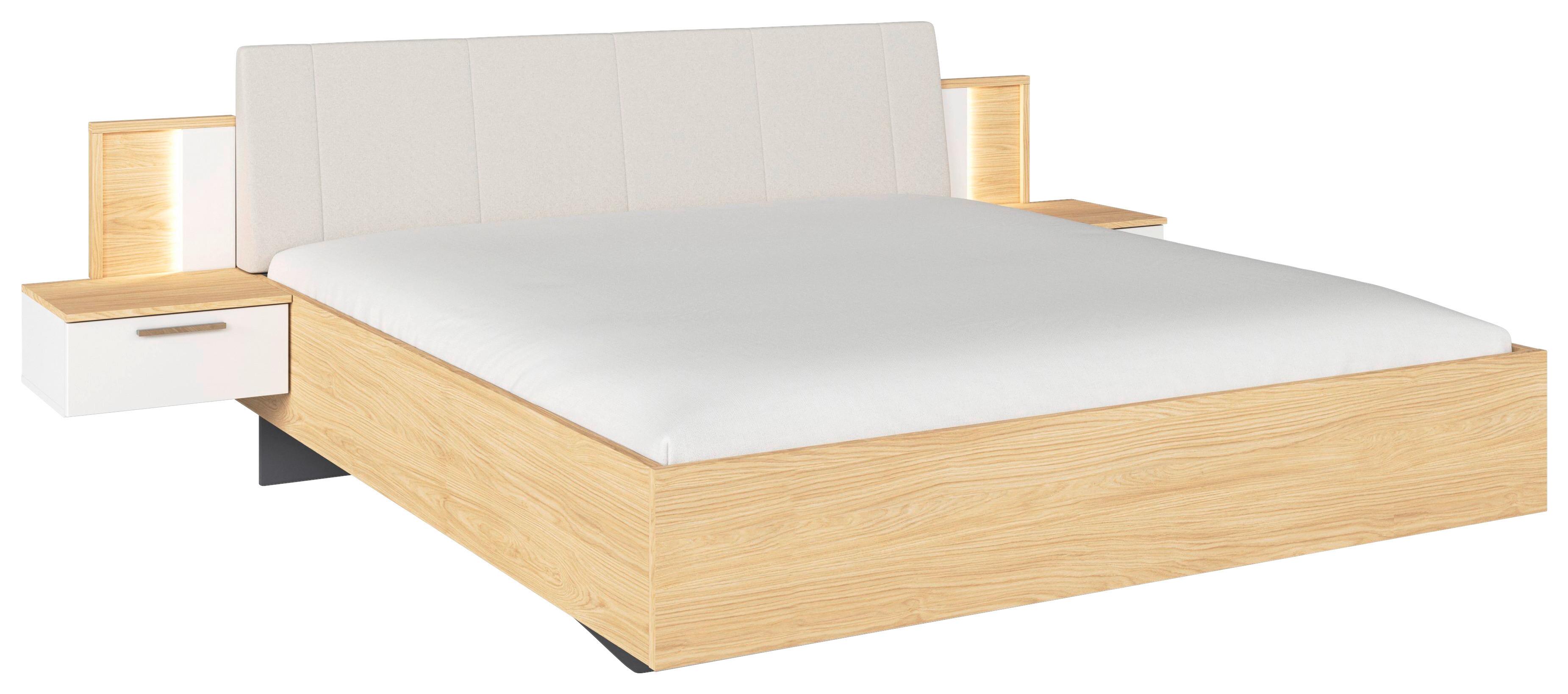 Bettanlage Calisto - KONVENTIONELL, Holzwerkstoff/Textil (180/200cm) - James Wood