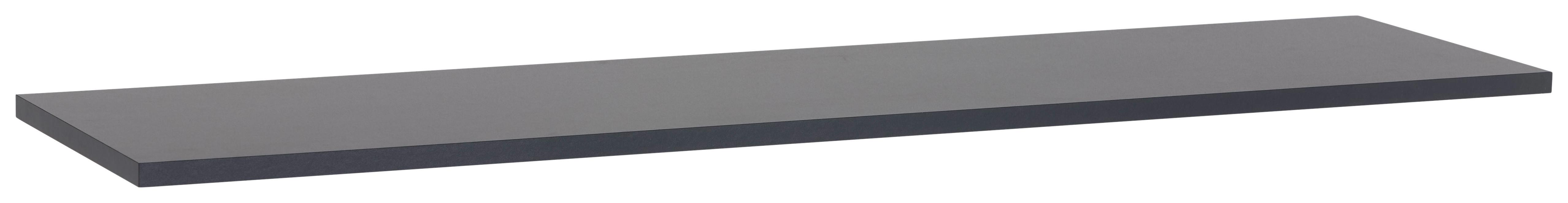 NÁSTĚNNÁ POLICE SKATE 120/30 - antracitová, Moderní, kompozitní dřevo (120/1,8/30cm)