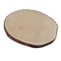 Dekotablett Ø 34 cm - Naturfarben, KONVENTIONELL, Holz (34cm) - Luca Bessoni