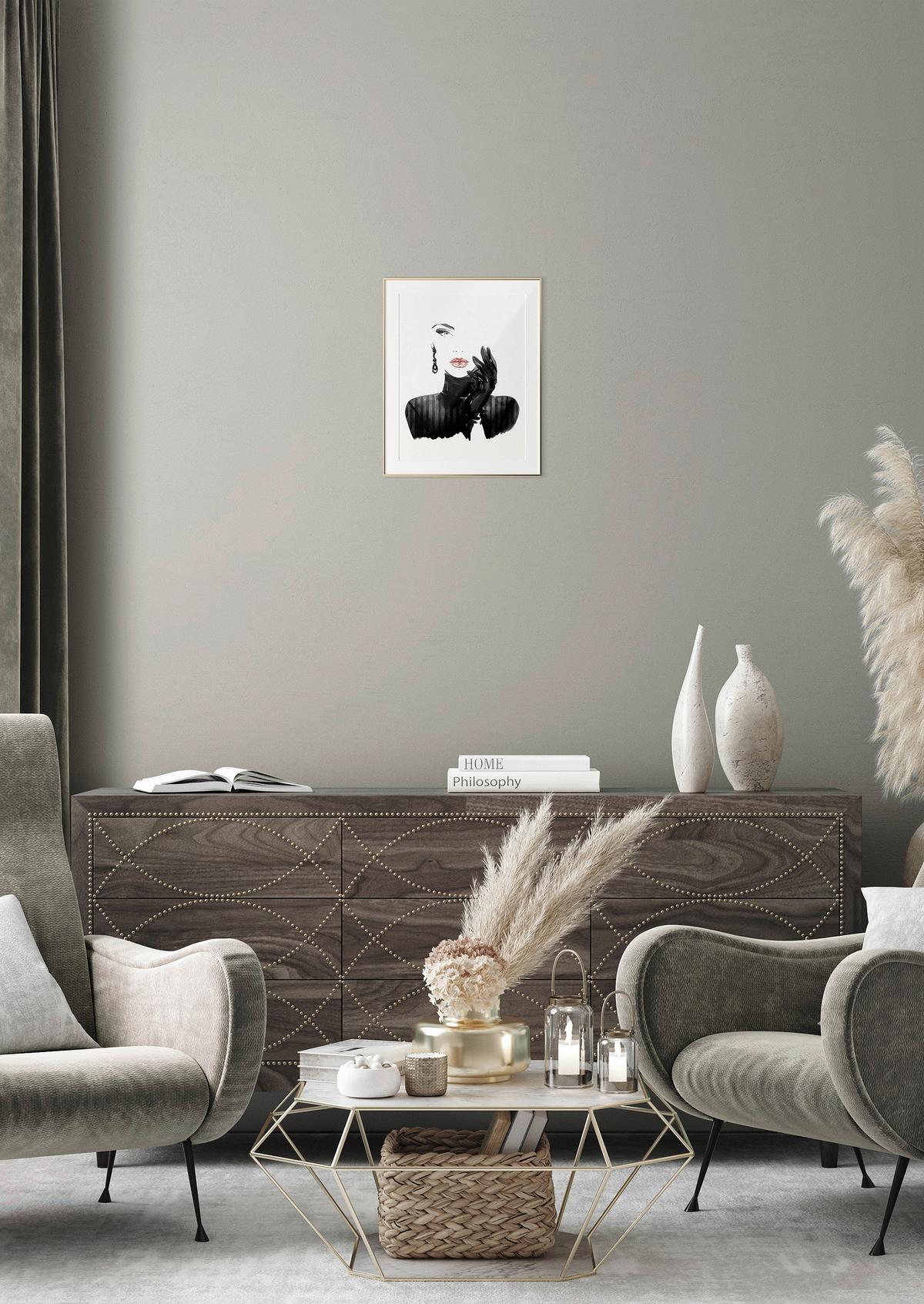 PLAKÁT VINCENT - vícebarevná, papír (30/40cm) - Modern Living