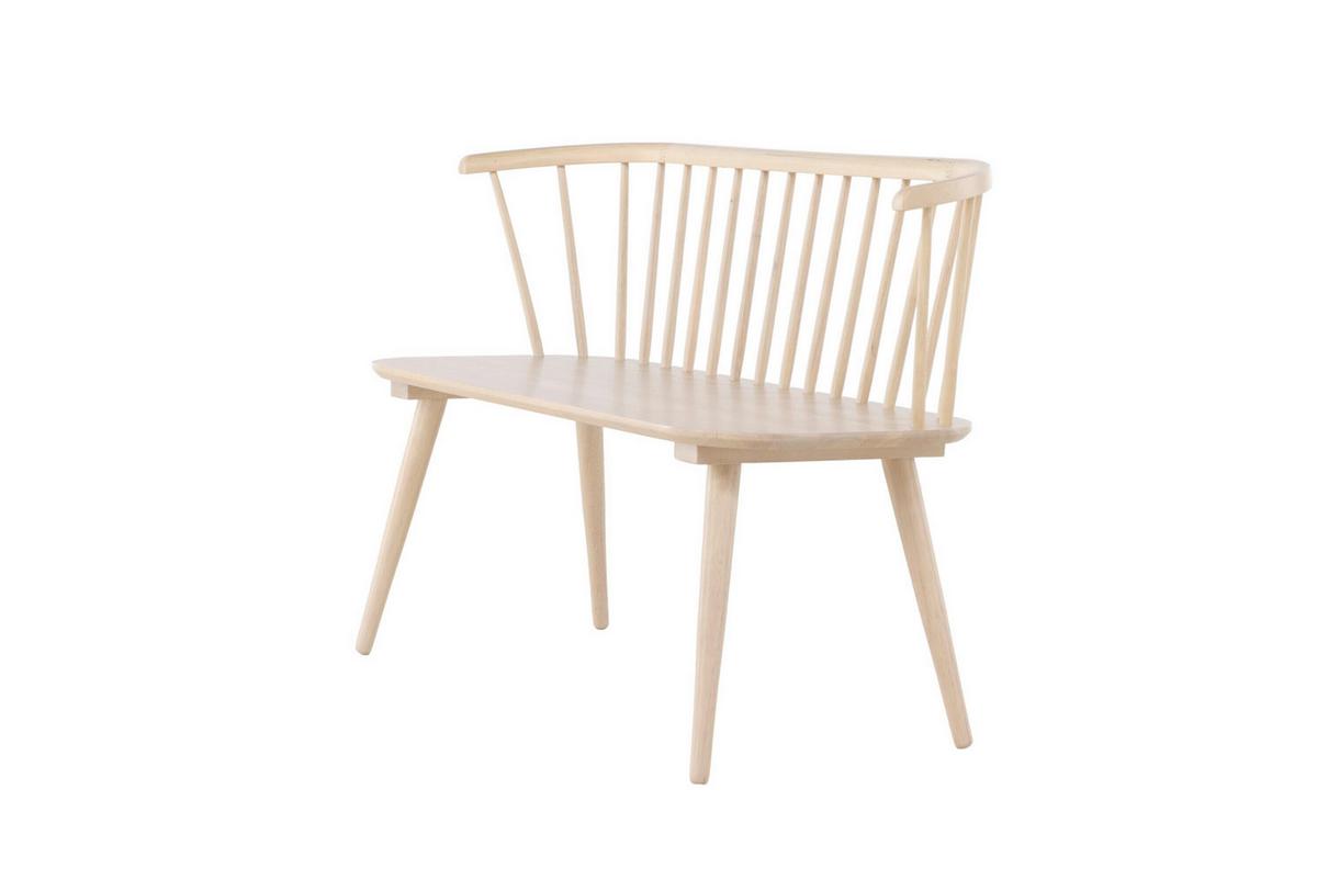 SITZBANK Bobby Weiß B: 120cm - Weiß, MODERN, Holz (120/77/49cm) - Livetastic