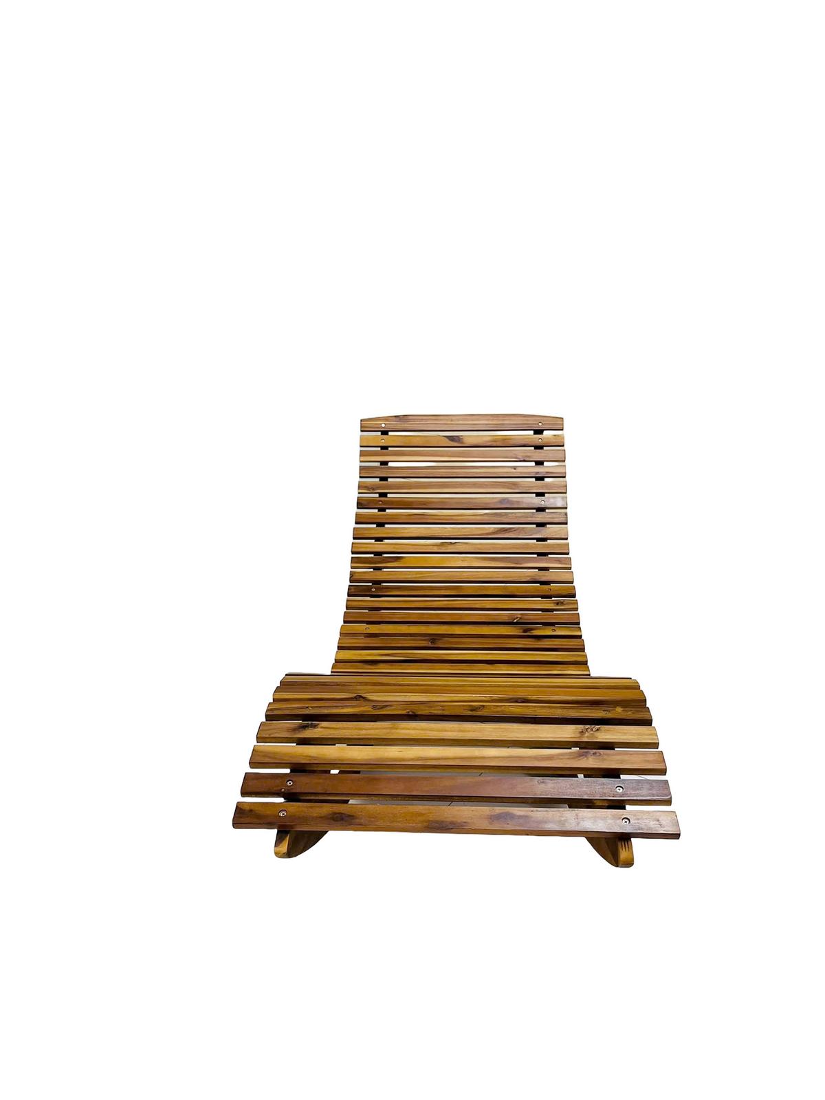 Schaukelliege Ph-Aca-El - Akaziefarben, Basics, Holz (156/60/72cm)