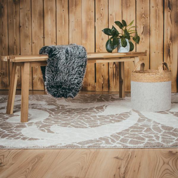 Flachwebteppich My Frisco 280 - Taupe, Basics, Textil (200/290cm) - Obsession