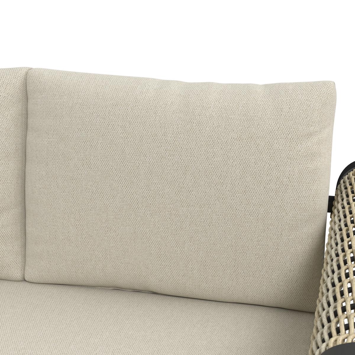 JEDÁLENSKÁ TERASOVÁ SÚPRAVA CASSANDRA - svetlohnedá/farba tíku, Modern, kov/drevo - Bessagi Garden