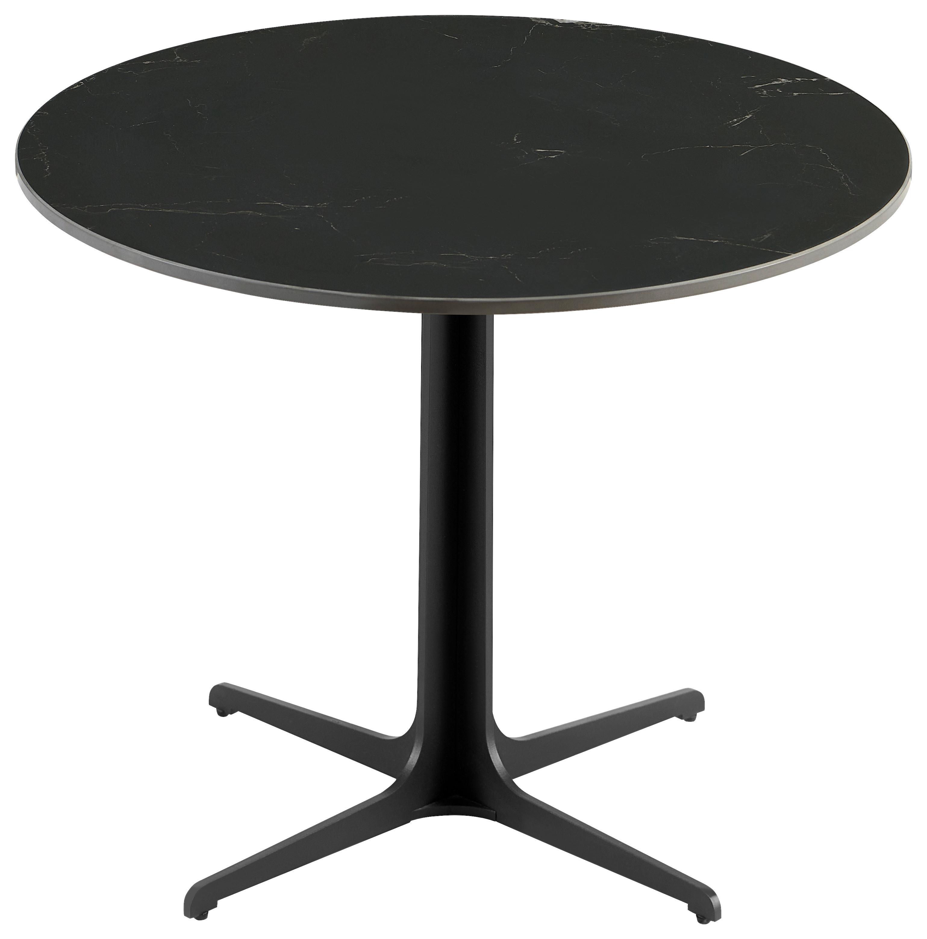 Couchtisch Black Pearl 2 - Schwarz, MODERN, Keramik/Metall (60/50/60cm)
