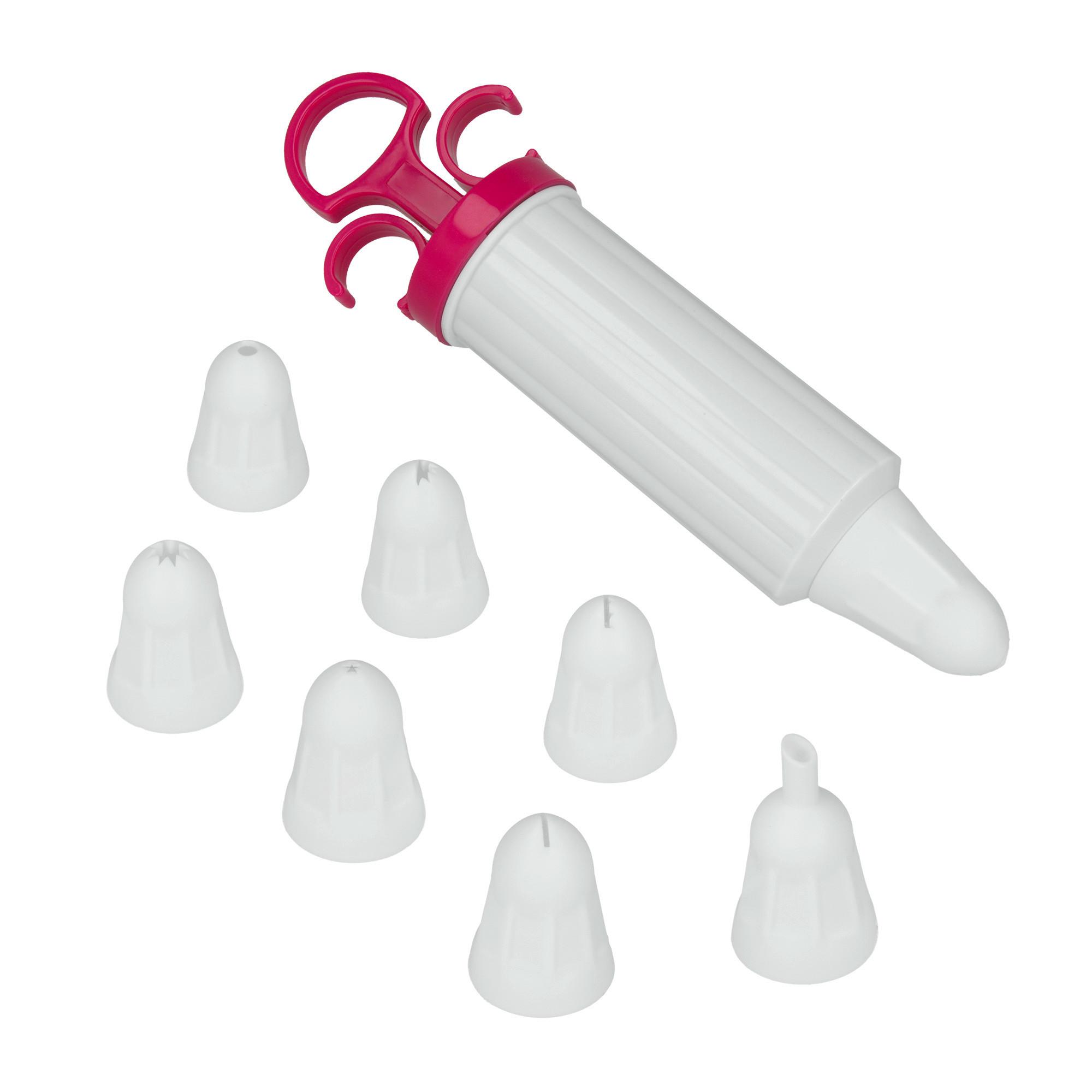 Garnierspritze Milo L: 28 Cm Inkl. 8 Tüllen - Weiß, Basics, Kunststoff (12/28/5,0cm) - Metaltex