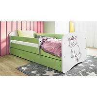 Kinder-/Juniorbett Babydreams inkl. Matratze 80x160 - Birkefarben/Weiß, MODERN, Holz/Holzwerkstoff (80/160cm) - MID.YOU