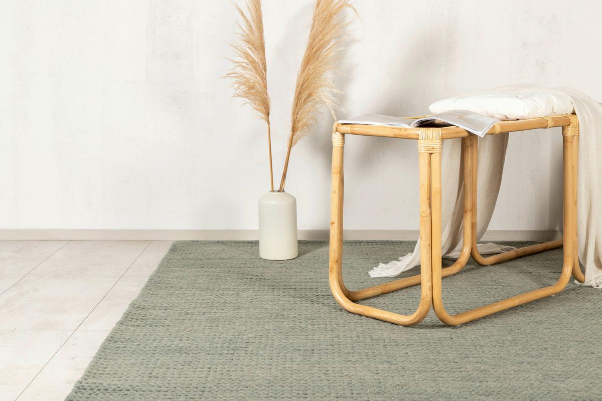 Flachwebteppich Marta - Hellgrün, LIFESTYLE, Textil (250/350cm) - P & B